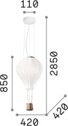 Sospensione-Moderna-Dream-Corda-Bianco-1-Luce-E27-D42Cm