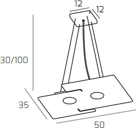 Sospensione-Moderna-Echo-Metallo-Bianco-2-Luci-Gx53