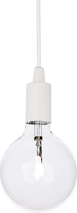 Sospensione-Moderna-Edison-Metallo-Bianco-1-Luce-E27-8W-3000K-Luce-Calda