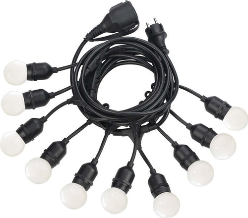 Sospensione-Moderna-Fiesta-Materie-Plastiche-Nero-10-Luci-E27