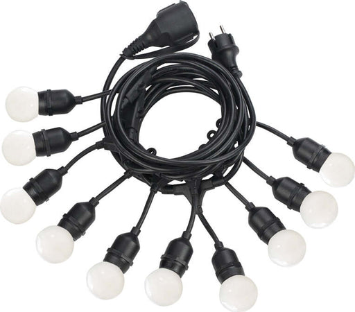 Sospensione-Moderna-Fiesta-Materie-Plastiche-Nero-10-Luci-E27