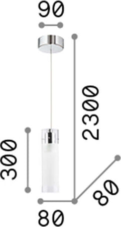 Sospensione-Moderna-Flam-Vetro-Bianco-1-Luce-E27-Small