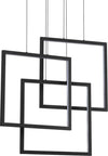 Sospensione-Moderna-Frame-Alluminio-Nero-Led-80W-3000K-Luce-Calda