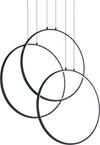 Sospensione-Moderna-Frame-Alluminio-Nero-Led-82W-3000K-Luce-Calda