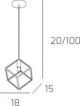 Sospensione-Moderna-Frame-Metallo-Cromo-1-Luce-G9