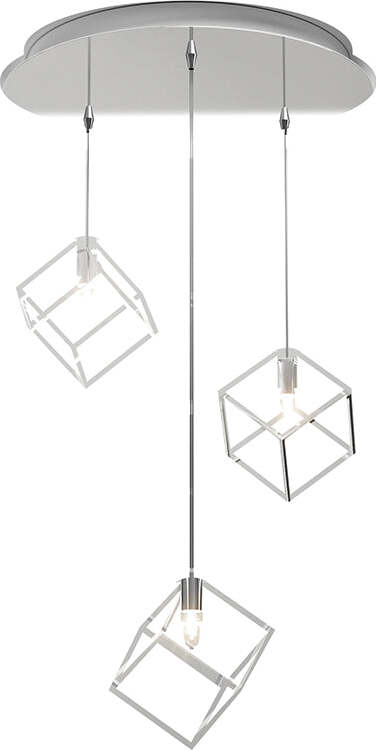 Sospensione-Moderna-Frame-Metallo-Cromo-3-Luci-G9