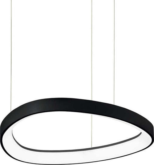 Sospensione-Moderna-Gemini-Metallo-Nero-Led-38W-3000K-Luce-Calda