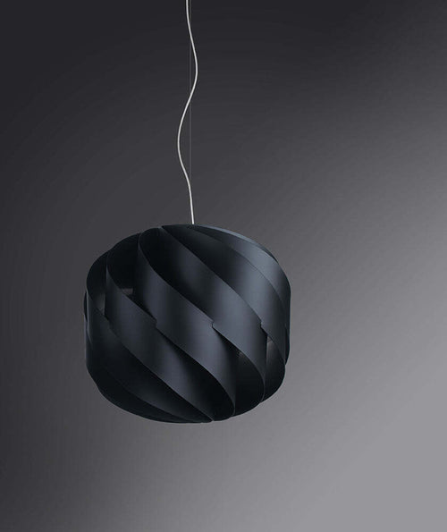 Sospensione-Moderna-Globe-1-Luce-In-Polilux-Nero-D15-Made-In-Italy