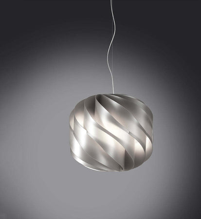 Sospensione-Moderna-Globe-1-Luce-In-Polilux-Silver-D25-Made-In-Italy