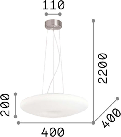 Sospensione-Moderna-Glory-Vetro-Bianco-3-Luci-E27-D40Cm