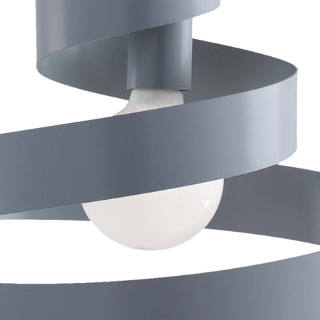 Sospensione-Moderna-Helix-1-Luce-In-Ferro-Laccato-Grigio