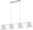 Sospensione-Moderna-Hilton-Metallo-Bianco-4-Luci-G9-3W-3000K-Luce-Calda