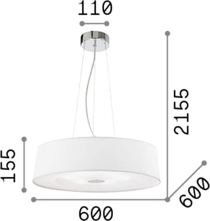 Sospensione-Moderna-Hilton-Metallo-Bianco-6-Luci-E27