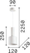 Sospensione-Moderna-Holly-Metallo-Ottone-1-Luce-E27