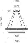 Sospensione-Moderna-Iole-Alluminio-Titanio-E-Silicone-Led-2-Luci-42W