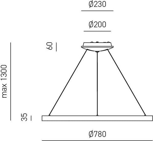 Sospensione-Moderna-Krizia-Alluminio-Satinato-Bianco-1-Modulo-Led-60-W