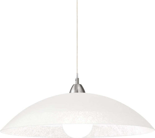 Sospensione-Moderna-Lana-Vetro-Bianco-1-Luce-E27
