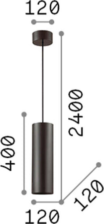 Sospensione-Moderna-Look-Metallo-Nero-1-Luce-Gu10-10W-3000K-Luce-Calda