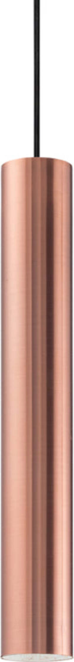 Sospensione-Moderna-Look-Metallo-Rame-1-Luce-Gu10-7W-3000K-Luce-Calda