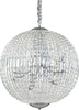 Sospensione-Moderna-Luxor-Metallo-Cristallo-Cromo-12-Luci-G9-3W-3000K-Luce-Calda