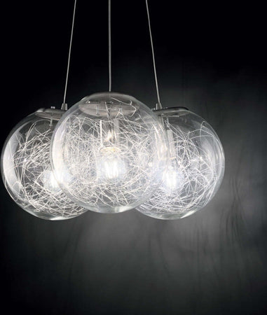 Sospensione-Moderna-Mapa-Metallo-Cromo-3-Luci-E27