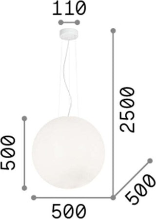 Sospensione-Moderna-Mapa-Vetro-Acidato-Bianco-1-Luce-E27-D50Cm