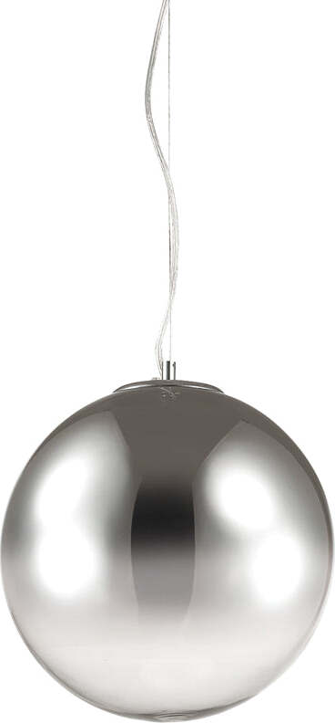 Sospensione-Moderna-Mapa-Vetro-Cromo-Sfumato-1-Luce-E27-D40Cm