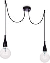 Sospensione-Moderna-Minimal-Metallo-Nero-2-Luci-E27-8W-3000K-Luce-Calda