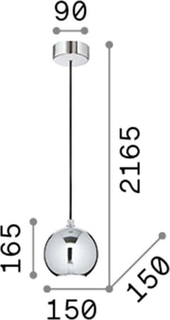Sospensione-Moderna-Mr-Jack-Metallo-Bianco-1-Luce-7W-3000K-Luce-Calda-Big