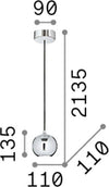 Sospensione-Moderna-Mr-Jack-Metallo-Cromo-1-Luce-7W-3000K-Luce-Calda-Small