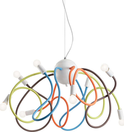 Sospensione-Moderna-Multiflex-Metallo-Multicolor-8-Luci-E14