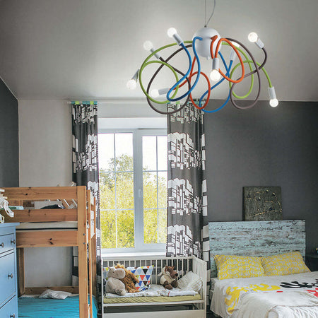 Sospensione-Moderna-Multiflex-Metallo-Multicolor-8-Luci-E14