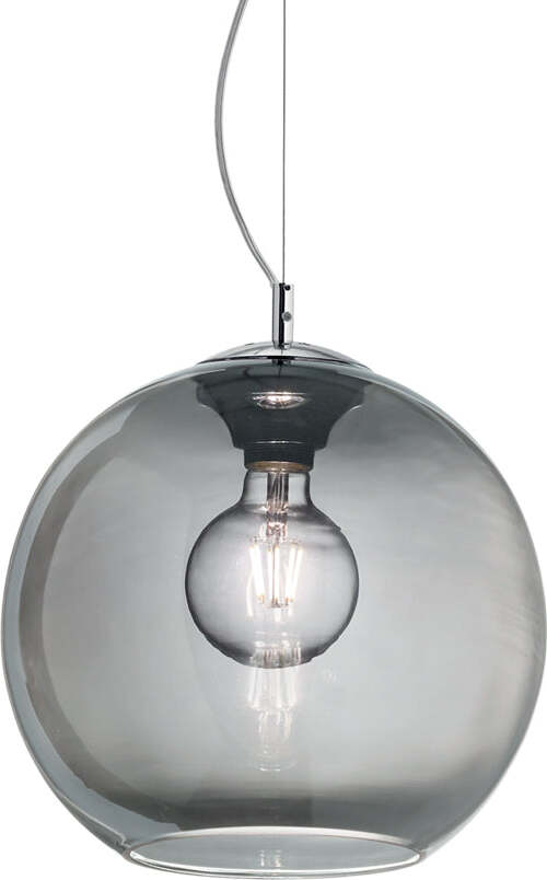 Sospensione-Moderna-Nemo-Metallo-Fumè-1-Luce-E27-D40Cm