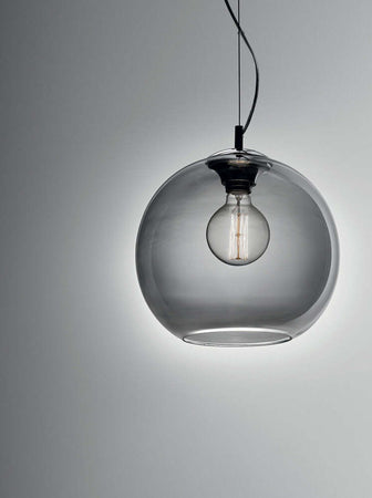 Sospensione-Moderna-Nemo-Metallo-Fumè-1-Luce-E27-D40Cm