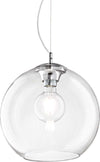 Sospensione-Moderna-Nemo-Metallo-Trasparente-1-Luce-E27-D40Cm