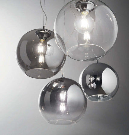 Sospensione-Moderna-Nemo-Metallo-Trasparente-1-Luce-E27-D40Cm