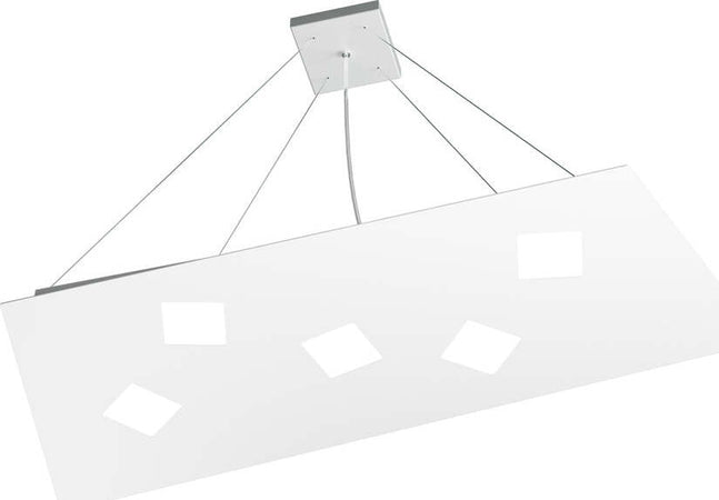 Sospensione-Moderna-Note-Metallo-Bianco-5-Luci-Gx53