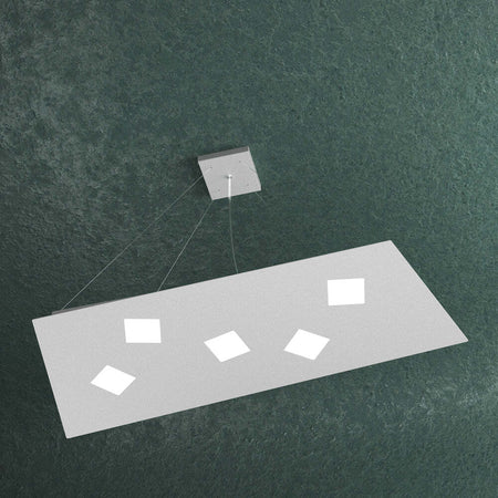 Sospensione-Moderna-Note-Metallo-Grigio-5-Luci-Gx53