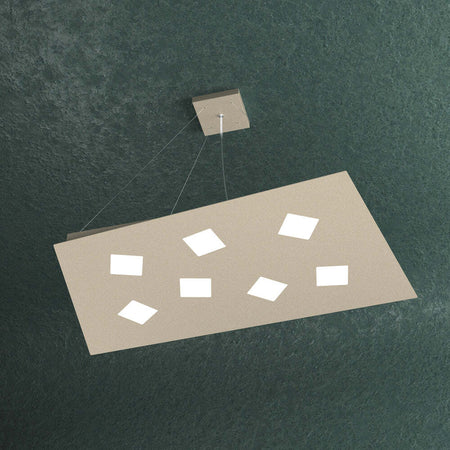 Sospensione-Moderna-Note-Metallo-Sabbia-7-Luci-Gx53