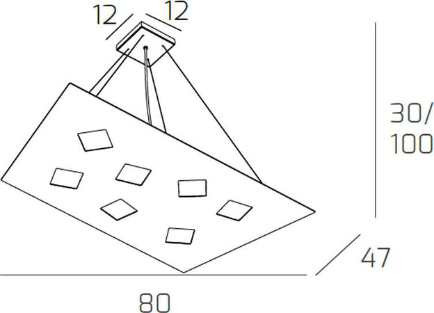 Sospensione-Moderna-Note-Metallo-Sabbia-7-Luci-Gx53