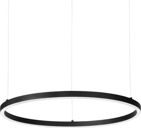 Sospensione-Moderna-Oracle-Alluminio-Materie-Plastiche-Nero-Led-29W-3000K