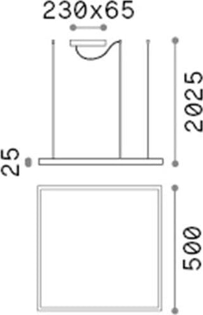 Sospensione-Moderna-Oracle-Alluminio-Materie-Plastiche-Nero-Led-33W-3000K