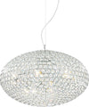 Sospensione-Moderna-Orion-Metallo-Cristallo-Cromo-6-Luci-E14