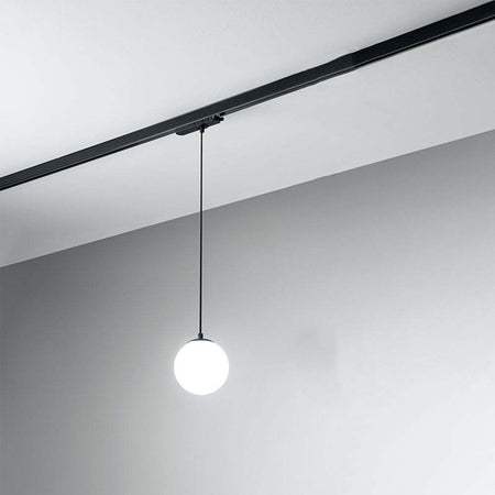 Sospensione-Moderna-Per-Sistema-In-Binario-Nero-Led-Piccola