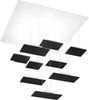 Sospensione-Moderna-Pixel-Metallo-Nero-10-Luci-Gx53