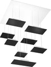 Sospensione-Moderna-Pixel-Metallo-Nero-8-Luci-Gx53