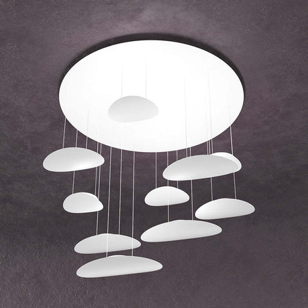 Sospensione-Moderna-Planet-Metallo-Bianco-10-Luci-Gx53