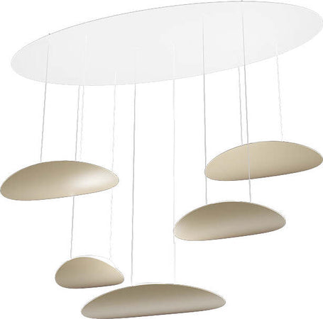 Sospensione-Moderna-Planet-Metallo-Sabbia-Bianco-5-Luci-Gx53