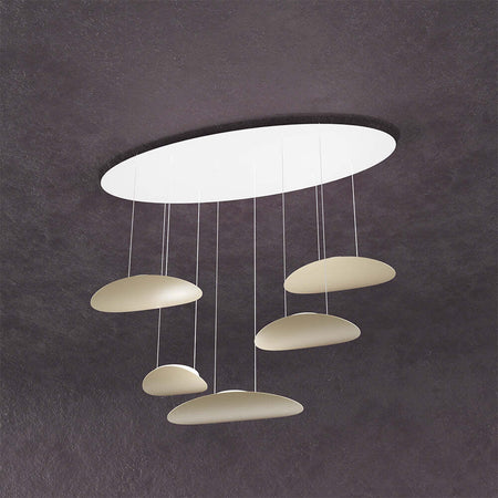 Sospensione-Moderna-Planet-Metallo-Sabbia-Bianco-5-Luci-Gx53