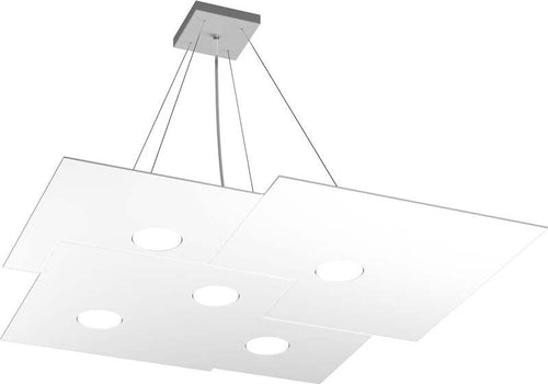 Sospensione-Moderna-Plate-Metallo-Bianco-5-Luci-Gx53